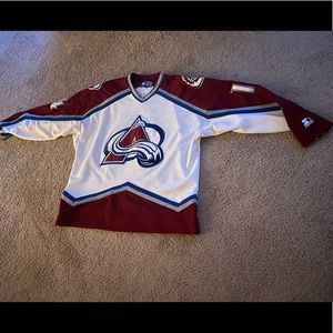 This is a Starter NHL Hockey Jersey